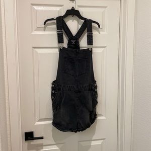Black shorts overalls